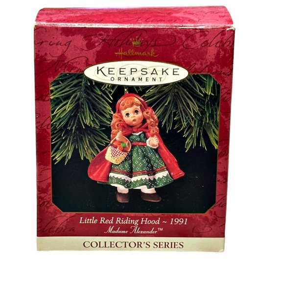 Hallmark Ornament Madame Alexander Little Red Riding Hood Vintage 1997 w/ Box - Picture 7 of 10